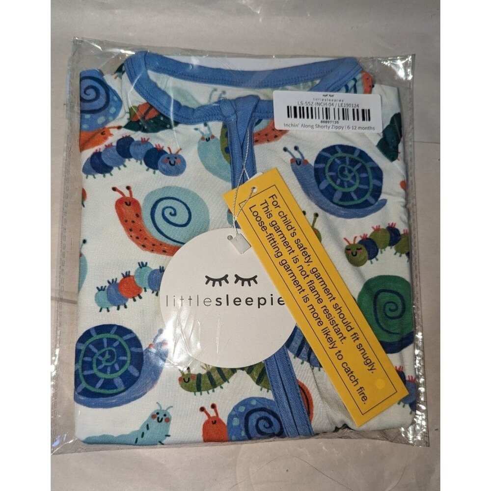 Little Sleepies Inchin Along Shorty 6-12M NEW NWT NIB